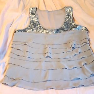 Women's Express sleeveless top Size L